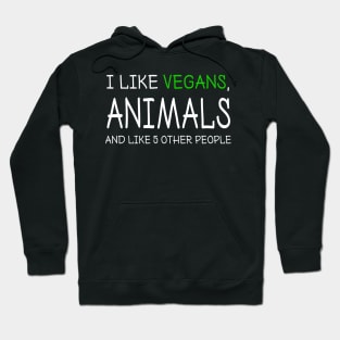 Vegan Funny Quote Meme Hoodie